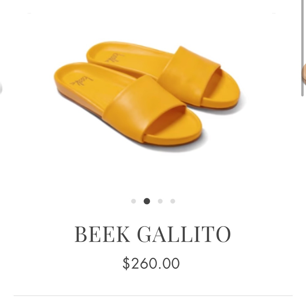 New in box BEEK GALLITO sandals women’s size 7